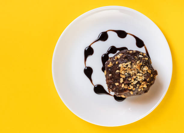 istock chocolate dessert cake in a plate 943452236
