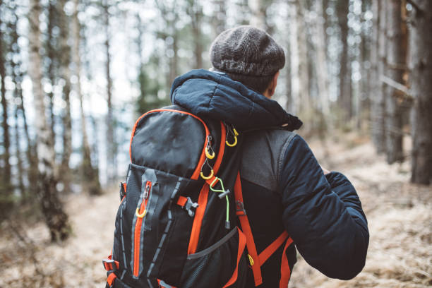 istock Senior man trail hiking on high mountain 943452734