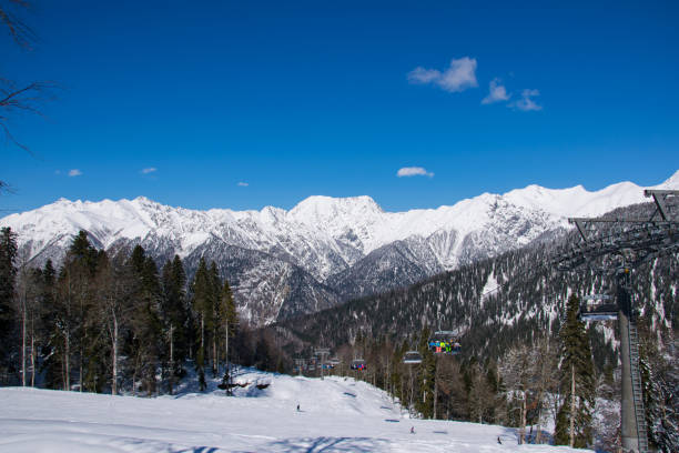istock Mountains covered with snow snowcaps landscape 943455702