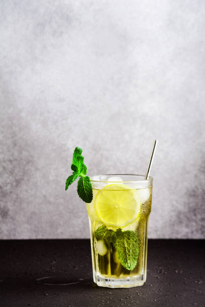 istock Traditional iced tea with lemon and ice in tall glasses 943457738