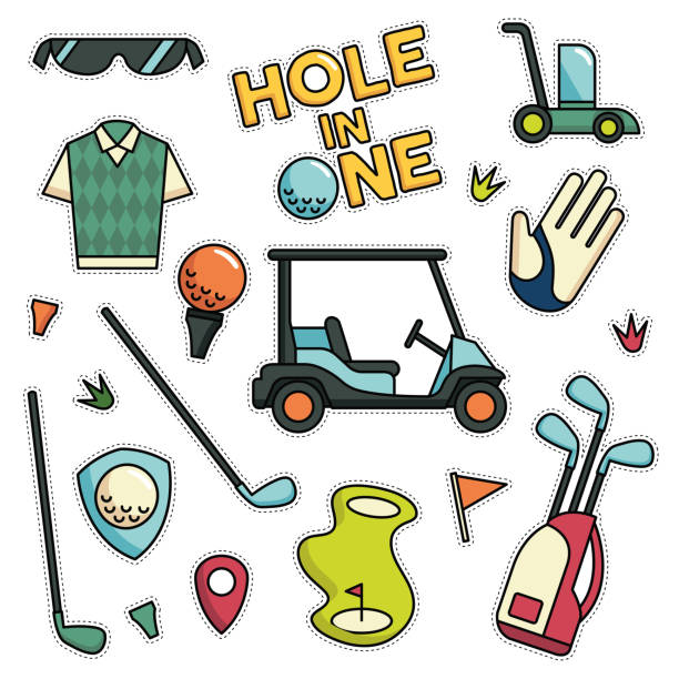 Vintage 80s-90s Fashion Cartoon Illustration Set Suitable for Badges, Pins, Sticker, Patches, Fabric, Denim, Embroidery and Other Fashion Or Decoration Related Purpose
