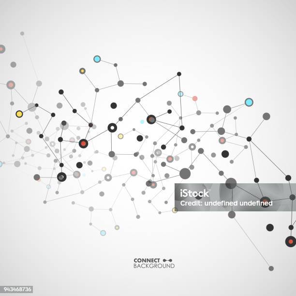 ベクトル図の分子ネットワークと接続 - つながりのベクターアート素材や画像を多数ご用意 - つながり, イラストレーション, オーガニック