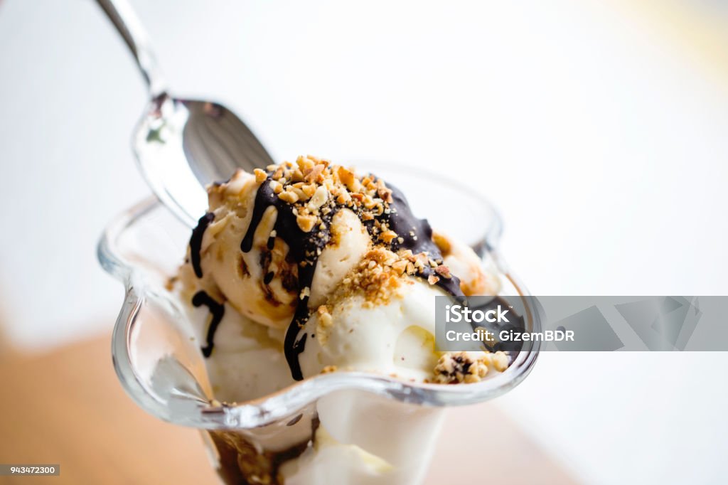 ice cream Ice Cream Sundae Stock Photo