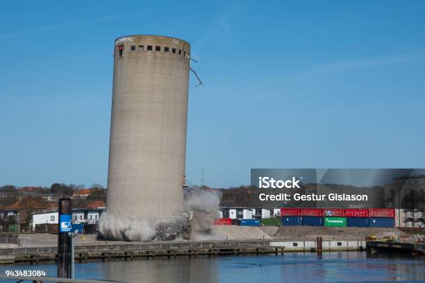 Silo Falling Demolition Of A Silo Ends Badly As The Silo Falls In The Wrong ...