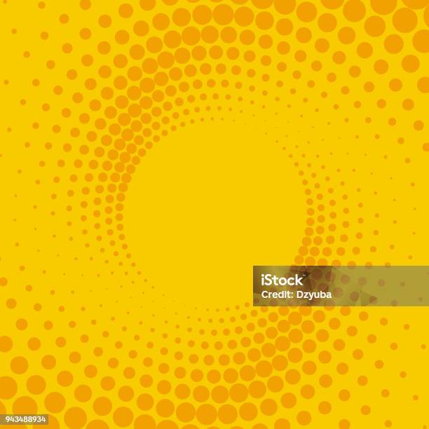 Yellow And Orange Background Stock Illustration - Download Image Now - Backgrounds, Pattern, Circle