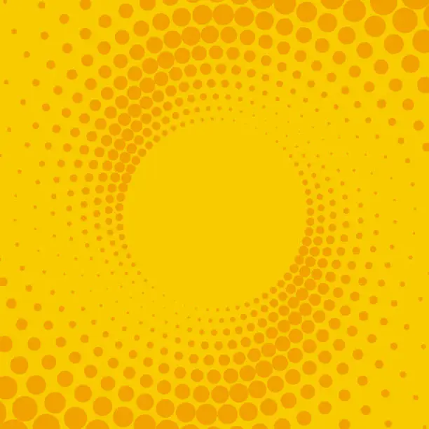 Vector illustration of Yellow and orange background