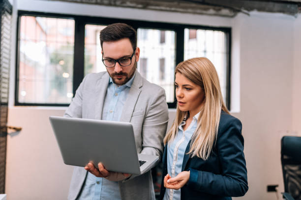 istock Two business people discussing about bussines plan. 943494922