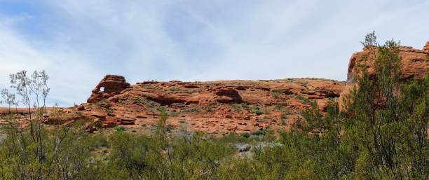 istock Desert panoramic Views from hiking trails around St. George Utah around Beck Hill, Chuckwalla, Turtle Wall, Paradise Rim, and Halfway Wash trails, in Western USA 943506850
