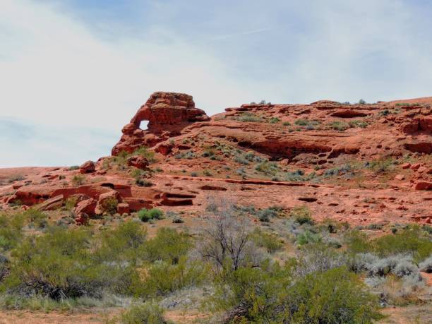 istock Desert panoramic Views from hiking trails around St. George Utah around Beck Hill, Chuckwalla, Turtle Wall, Paradise Rim, and Halfway Wash trails, in Western USA 943506880
