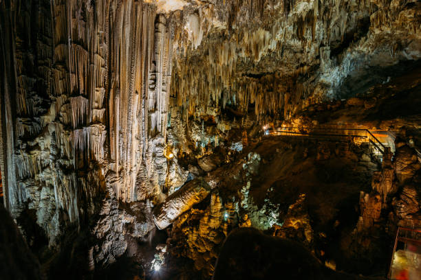 istock Nerja, Spain. Different Rock Formations In The Nerja Caves - Cuevas De Nerja. 943513228