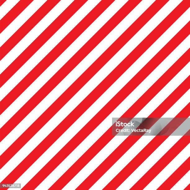 Seamless Christmas Stripe Pattern Vector Image Stock Illustration - Download Image Now - Striped, Pattern, Christmas