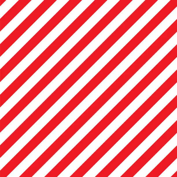 Vector illustration of Seamless Christmas Stripe Pattern. Vector Image.