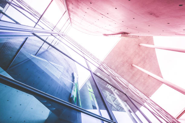 istock modern building facade, office building exterior - glass facade, corporate building concept - 943542836