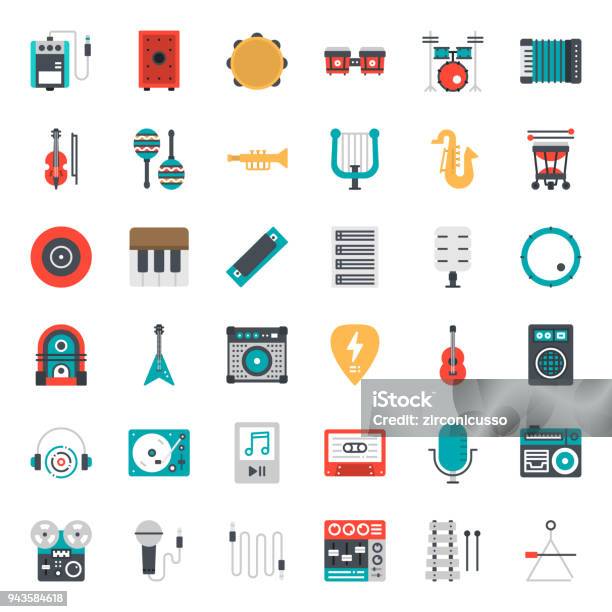 Music Stock Illustration - Download Image Now - Icon Symbol, Music, Jukebox