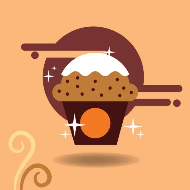 Vector illustration of coffee time image