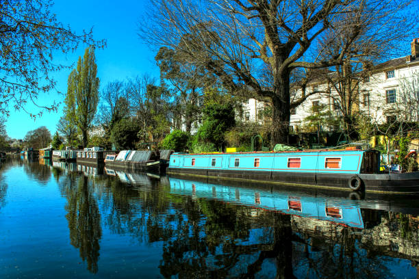 istock The river with a bots, trees and a blue sky - Best Landscape Collection 943587320