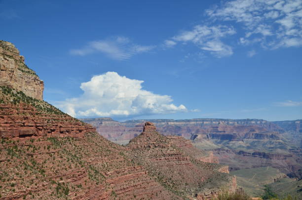 Bright Angel Trail, Grand Canyon stock photo