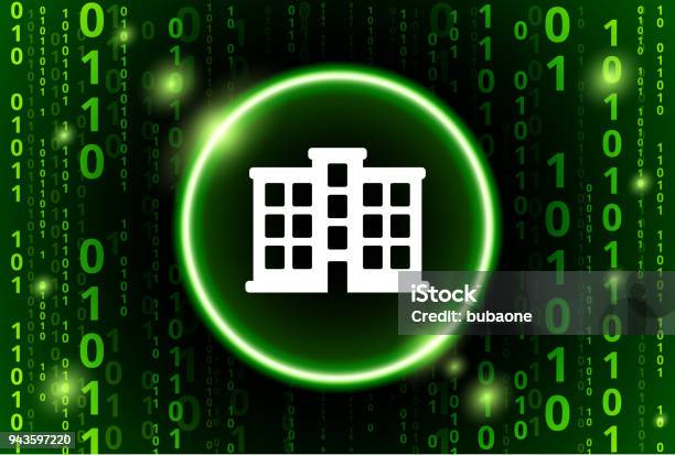 Apartment Building Binary Code Vector Pattern Background Stock ...