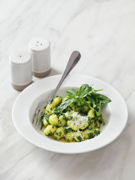istock Gnocchi with spinach and parmesan 943598260