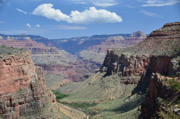 Bright Angel Trail, Grand Canyon stock photo