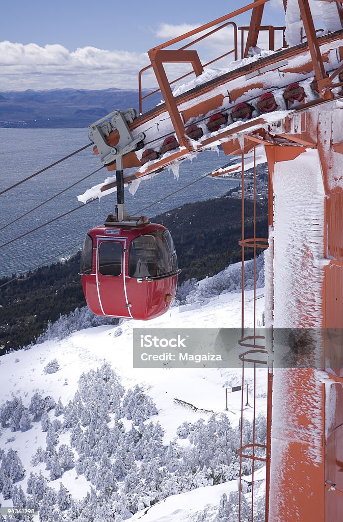 Cable car Kabine - Lizenzfrei Anhöhe Stock-Foto