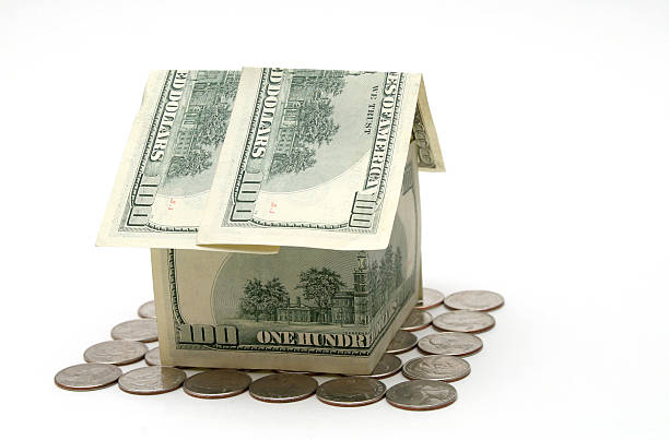 istock Money house on quarters 94361615