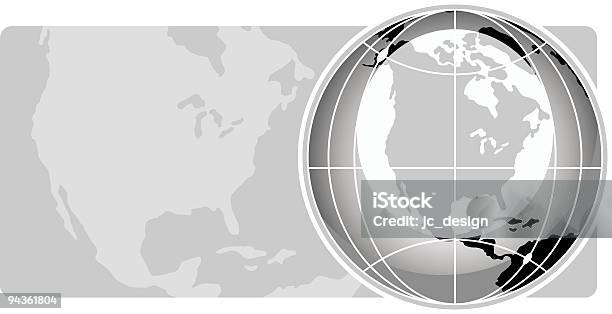 Série Globeamérique Du Nord Vecteurs libres de droits et plus d'images vectorielles de Amérique du Nord - Amérique du Nord, Brillant, Canada