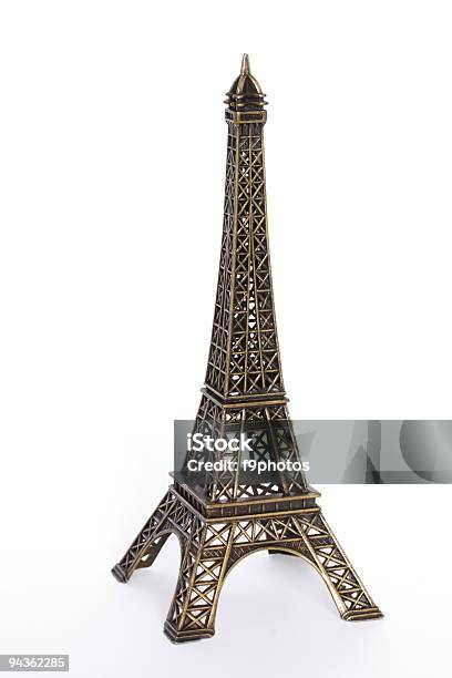 Photo libre de droit de Petite Bronze Copie De La Tour Eiffel banque d'images et plus d'images libres de droit de Photographie - Photographie, Tour Eiffel, Acier