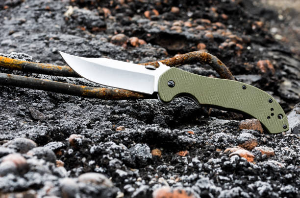 istock Jackknife. Pocket knife. Tactical knife. 943623754
