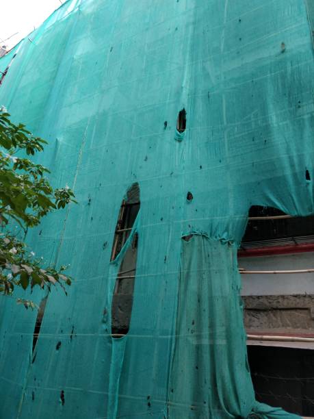istock Exterior of incomplete building at site 943627762