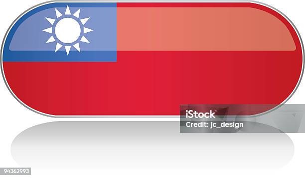 Vetores de Bandeira Brilhante Série De Taiwan e mais imagens de Bandeira - Bandeira, Bandeira de Taiwan, Bandeira nacional