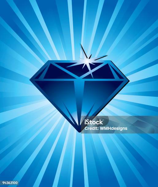 Fond De Diamant Vecteurs libres de droits et plus d'images vectorielles de Bleu - Bleu, Diamant - Pierre précieuse, Bijou