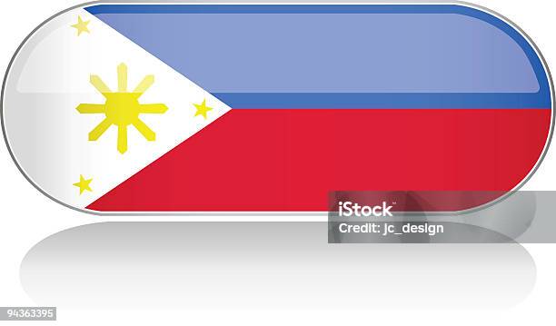 Ilustración de Bandera Brillante Seriefilipinas y más Vectores Libres de Derechos de Amarillo - Color - Amarillo - Color, Azul, Bandera