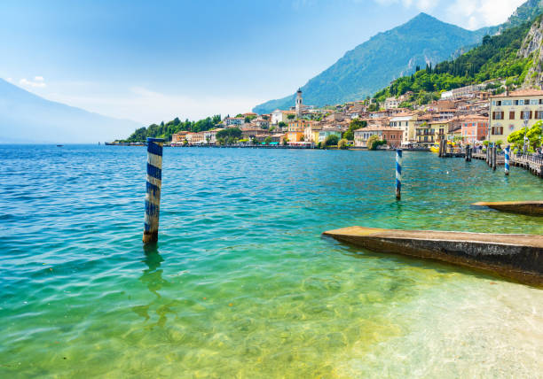 istock Amazing view on Limone Sul Garda town on Lake Garda 943641604