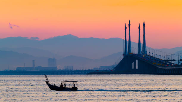 istock Morning view of Penang Bridge 943645498
