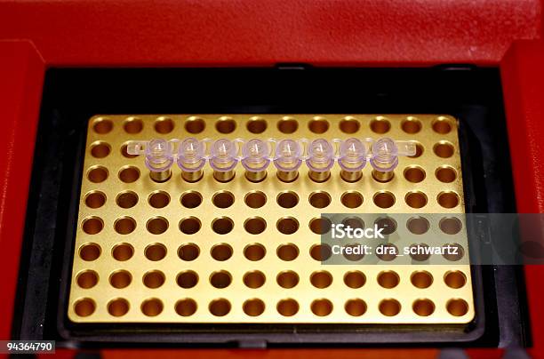 Reacção Em Cadeia Da Polimerase - Fotografias de stock e mais imagens de ADN - ADN, Analisar, Barulho
