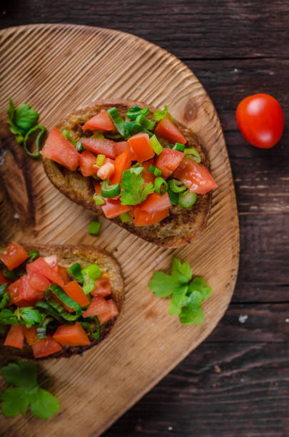istock French garlic toast with vegetable salad 943649974