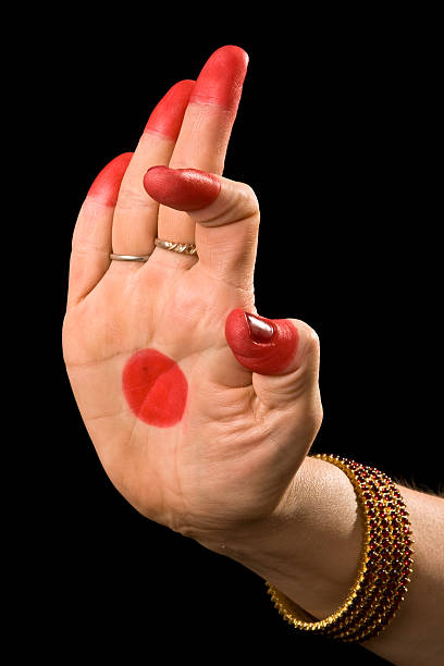 istock Arala hasta of indian dance Bharata Natyam 94365556