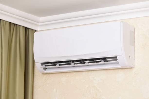 istock Air conditioner installed at home on the wall 943655616