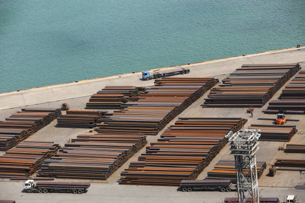 istock Steel shipment of harbor 943656434