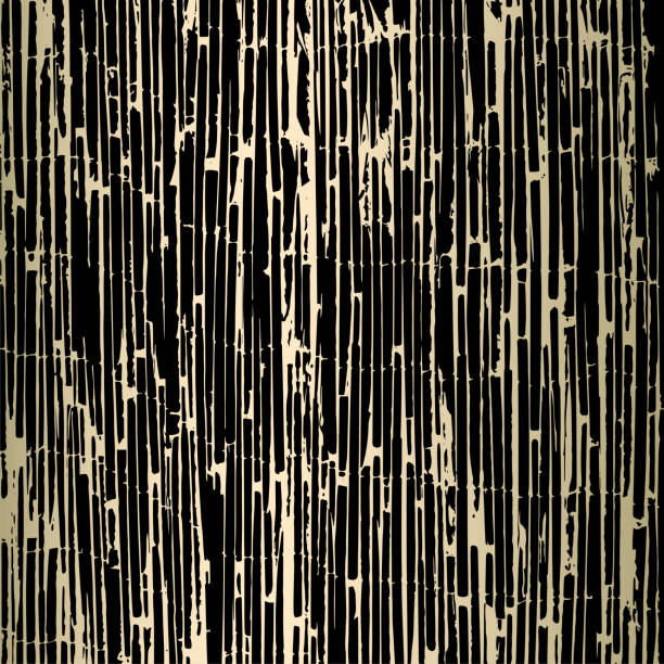 ilustrações de stock, clip art, desenhos animados e ícones de bamboo reed japanese texture - wicker backgrounds textured pattern