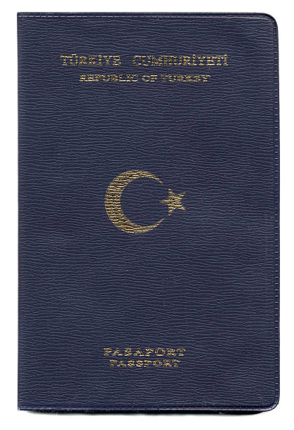 istock High resolution scan of old Turkish Passport 94366585