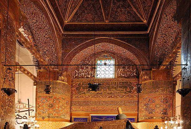 Mausoleum of Jalal al-Din al-Rumi (Mevlana)  mevlana stock pictures, royalty-free photos & images