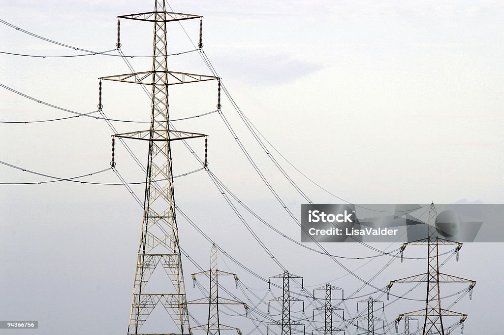 Lignes électriques - Photo de Chaleur libre de droits