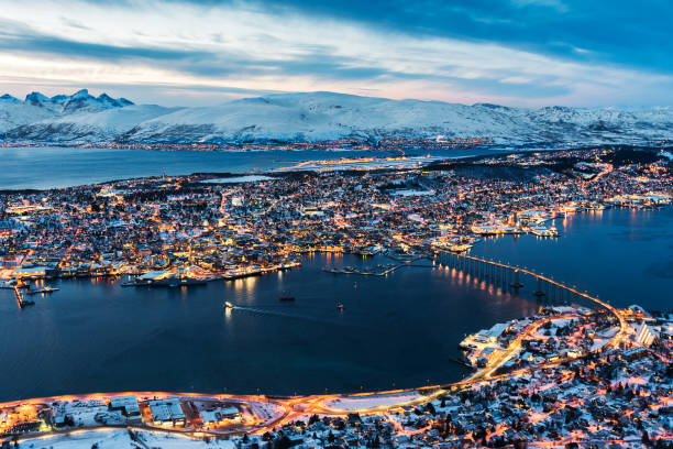 istock Tromso City after sunset 943674804