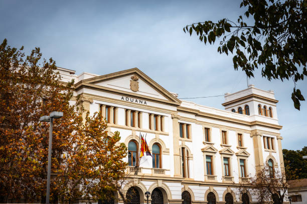 istock Customs building in the port of Valencia 943675444
