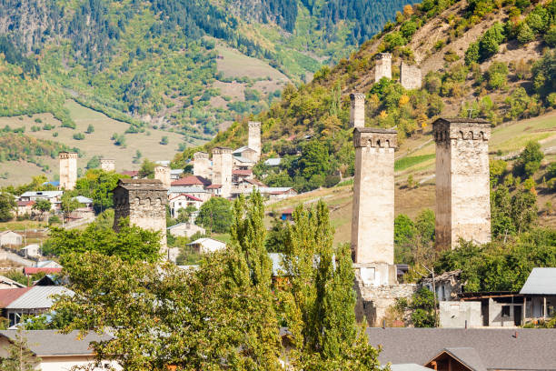 istock Mestia in Georgia 943681248