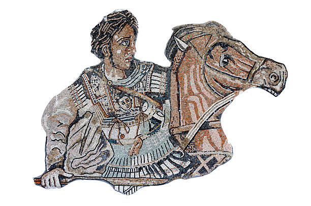 Alejandro Magno Foto de stock y más banco de imágenes de Alejandro Magno - Alejandro  Magno, Caballo - Familia del caballo, Mosaico - iStock
