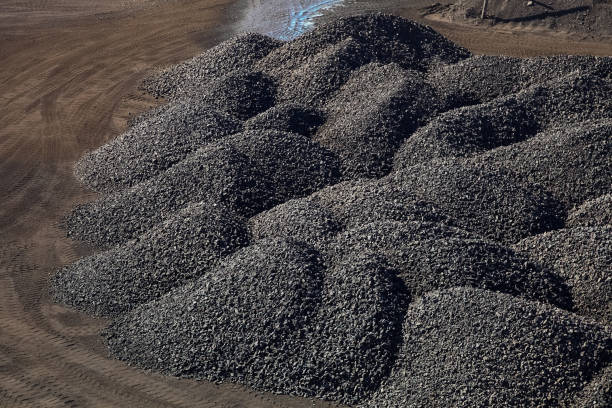 Manganese Mining and processing is done in multiple stages. It is necessary to store piles of crushed rock for further processing
