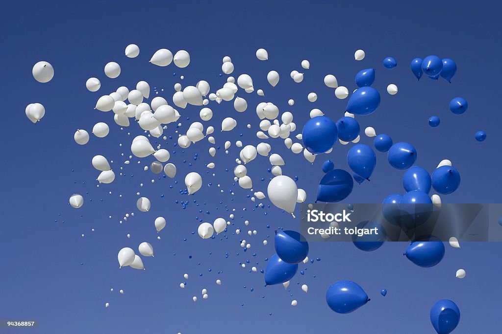 Il palloncino - Foto stock royalty-free di Blu